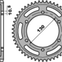 PBR RR SPROC 525 STEEL ST 4385, 47