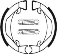 TECNIUM - TECNI BRAKE SHOE BA074
