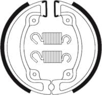 TECNIUM - TECNI BRAKE SHOE BA203