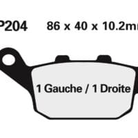 NISSIN - NISSI BRAKE PADS 2P-204GS SINTER METAL