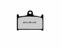 NISSIN - NISSI BRAKE PADS 2P-208NS SINTER METAL
