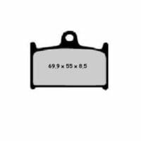 NISSIN - NISSI BRAKE PADS 2P-208NS SINTER METAL