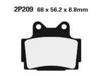 NISSIN - NISSI BRAKE PADS 2P-209NS SINTER METAL