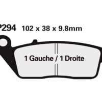 NISSIN - NISSI BRAKE PADS 2P-281NS SINTER METAL