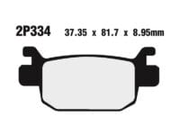 NISSIN - NISSI BRAKE PADS 2P-334ST SINTER METAL