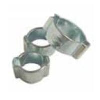 BIHR - Two-ear-clips of zinc-plated steel.  Set of 10 pieces