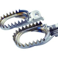 SCAR FOOT PEGS TITANE ANTI MUD