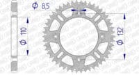 AFAM RR SPROC 428 ALU UL SC 72102, 47
