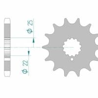 AFAM FR SPROC 530 STEEL ST 24504, 17