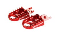 SCAR FOOT PEGS EVO, RED