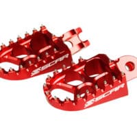SCAR FOOT PEGS EVO, RED