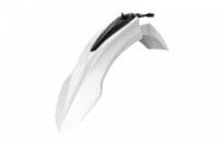 POLISPORT - POLIS PLASTIC FRONT FENDER, WHT/WHT