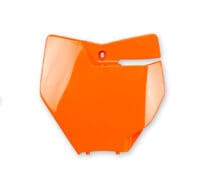 UFO Front Number Plate Neon Orange KTM SX/SX-F