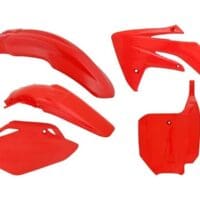 RACETECH - RTECH PLASTIC KIT 5 PCS, RED