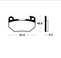 TECNIUM - TECNI BRAKE PADS MR493 SINTER METAL