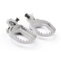 S3 FOOT PEGS TBI STEEL, SIL