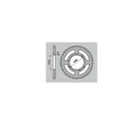 PBR RR SPROC 428 STEEL ST 4390, 56, BLK