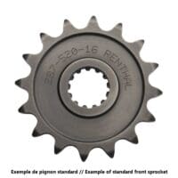 RENTHAL - RENTH FR SPRO 520 STEEL ST 515U, 13, BLK