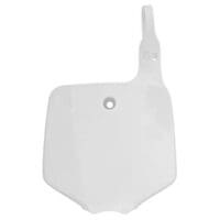 RACETECH - RTECH FRONT NUMBERPLATE, WHT