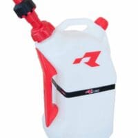 RACETECH - RTECH GAS CAN 15L QUICK FILL, CLR/RED
