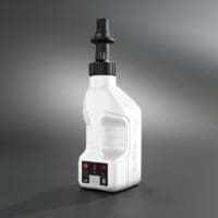 TUFFJUG - TUFFJ GAS CAN 5L RIPPER CAP G3, WHT/BLK