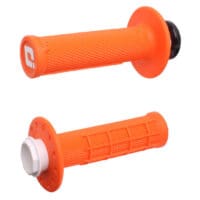 ODI Micro-X Half-Waffle Lock-On Handvatten - Orange/Zwart