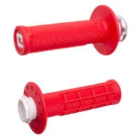ODI Micro-X Half-Waffle Lock-On Handvatten - Rood/Zwart