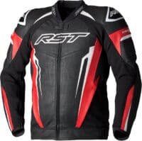 RST JACKT LTHR TRCTECH EVO5 CE, RED, 44