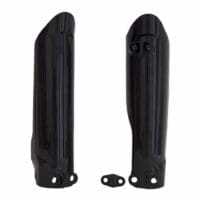 RACETECH - RTECH PLASTIC FORK PROTECTORS, BLK