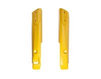 RACETECH - RTECH PLASTIC FORK PROTECTORS, YEL