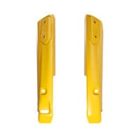 RACETECH - RTECH PLASTIC FORK PROTECTORS, YEL