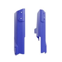 RACETECH - RTECH PLASTIC FORK PROTECTORS, BLU