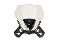 RACETECH - RTECH HEADLIGHT V-FACE 2.0 LED, WHT/BLK