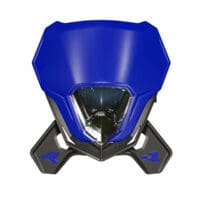 RACETECH - RTECH HEADLIGHT V-FACE 2.0 LED, BLU/BLK