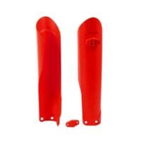 RACETECH - RTECH PLASTIC FORK PROTECTORS, RED