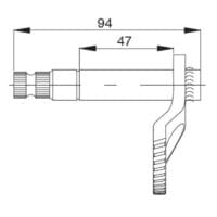 START SHAFT CHINESE ENGINES-94mm.-32T (L:94mm)