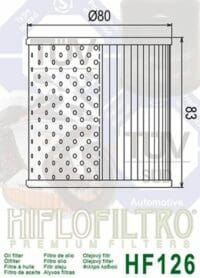 1000460-3-800Wx800H HIFLOFILTRO Oliefilter - HF126