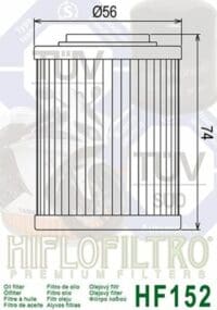 HIFLOFILTRO Oliefilter - HF152