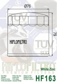 HIFLOFILTRO Oliefilter - HF163