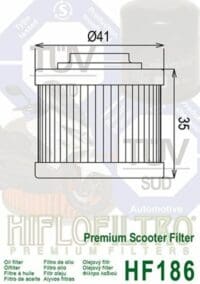 HIFLOFILTRO Oliefilter - HF186