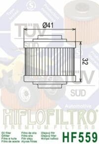 HIFLOFILTRO Oliefilter - HF559