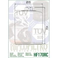 HIFLOFILTRO Performance Oliefilter Chrome - HF170CRC