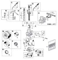 DELL ORTO PHBG DS Ø21mm carburateur