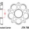 JT SPROCKETS Achtertandwiel drager - 5 Silentbloc Ducati