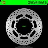NG BRAKES ronde vaste remschijf