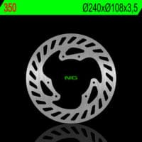 NG BRAKES ronde vaste remschijf