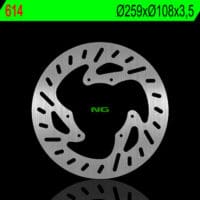 NG BRAKES ronde vaste remschijf
