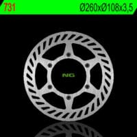 NG BRAKES ronde vaste remschijf
