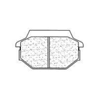 CL BRAKES ATV Remblokken - 1123ATV1 Gesinterd metaal