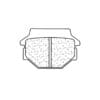 CL BRAKES Street Remblokken - 2306A3+ Gesinterd metaal